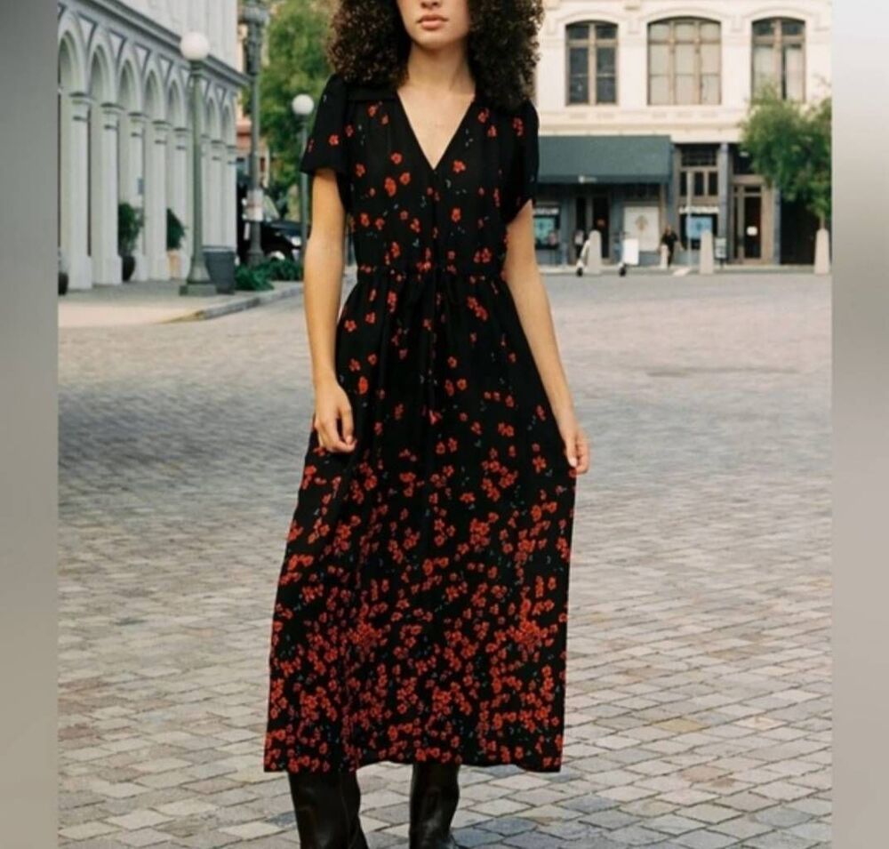 Christy Dawn The Simple Dawn Dress in Night Lily Size XS NWT